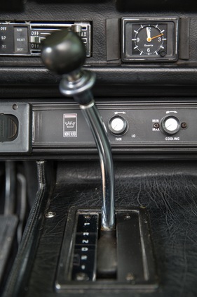 Monteverdi Safari 5.7 (1978) - Die Klimaanlage war zu gewissen Zeiten ein kostenpflichtiges Aufpreiszubehör