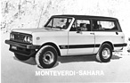 Monteverdi Sahara (1980) - günstigere Variante zum Safari - vor allem im Innenraum aufgewerteter, aussen aber weitgehend unverändert belassener Scout II - nur rund 30 Exemplare produziert