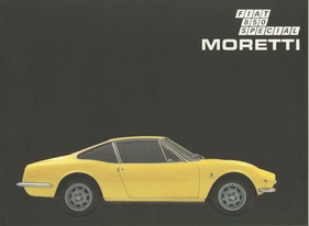 Moretti 850 SS (1968) - auf dem Schweizer Verkaufsprospekt
