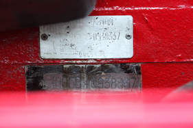 Moretti 850 Sportiva (1968) - Chassis-Plakette
