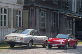Moretti 850 Sportiva (1968) - ähnliche Designelemente wie der später erschienene grössere Bruder 124 GS (1968)