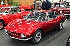 Moretti 850 Sportiva (1968) - auf Basis des 850 gebaut, in wohl nachträglich angepasster Lackierung zwischen Fiat-Verkaufsobjekten - Oldtimer- und Teilemarkt Fribourg 2014