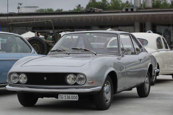 Moretti Fiat 124 GS - erinnert formlich an den Fiat Dino von Pininfarina (Dolder Classics Mai 2018)