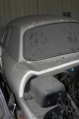 Morgan Ashley Coupé (1962) - auch die Haube ist noch vorhanden - gute Restaurationsbasis