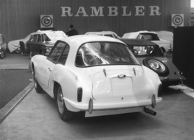 Morgan Ashley Coupé (1962) - auf dem offiziellen Morgan-Stand am Genfer Autosalon 1962