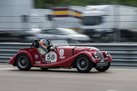 Morgan Plus 4 (1959) am Grand Prix de l'Age d'Or 2016 in der Kategorie "Sixties Endurance"