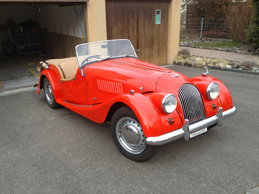 Morgan Plus 4 4-Seater (1958) - angeboten an der Versteigerung der Oldtimer Galerie in Toffen am 28. November 2015