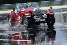 Morgan Plus 4 Flat Rad (1952) - an der Saalbach Classic 2013