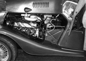 Morgan Plus 8 (1968) - Rover 3500 V8 engine in a Morgan prototype (1968)