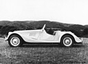Morgan Plus 8 (1972) – Seitenansicht mit Speichenrädern. Vielleicht ein Vorserienmodell?