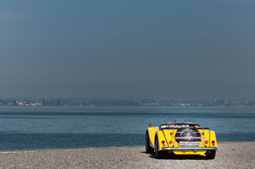 Morgan Plus 8 (1973) - der Tank sitzt unter dem Reserverad im Heck