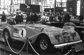 Morgan Plus 8 (1978) - Rennversion, präsentiert an der Motor Show von Birmingham von 1978