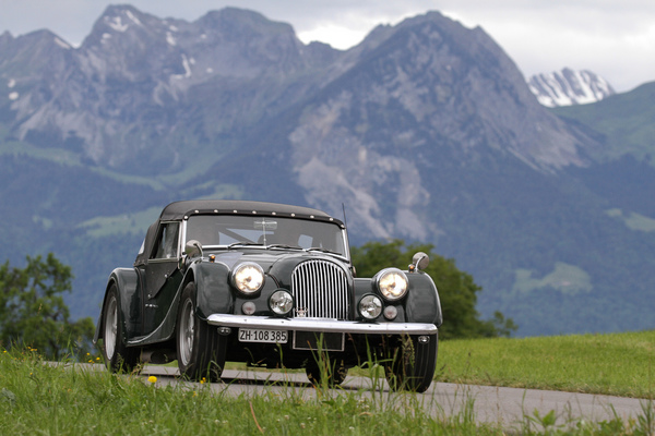 Morgan Plus 8 - am Alpenbrevet 2020