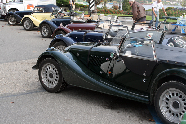 Morgan sports car at the British Car Meeting in Morges in 2007