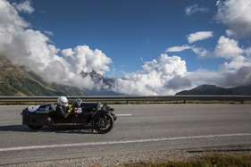 Morgan Super Aero 3-Wheeler (1929) - am Bergrennen Bernina Gran Turismo 2021