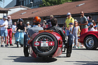 Image: Morgan Three Wheeler (1936) - it has four wheels, but the fourth is of course the spare wheel - Oldtimer Sunday Morning May 2022