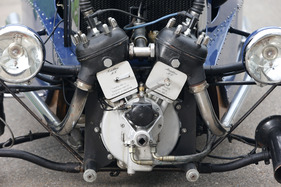 Morgan Three Wheeler Super Sports (1933) - Matchless-Motor mit Leistungsangabe