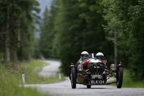 Morgan Threewheeler Super Sports (1934) - an der Ennstal-Classic 2012 - Orange Prolog