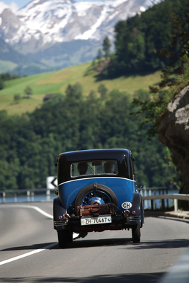 Morris 10/4 Saloon (1933) - am Alpnachersee - Oldtimer in Obwalden (O-iO) 2019