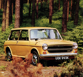 Morris 1300 Traveller (1972) - vor lauter Bäumen den Kombi nicht sehen?