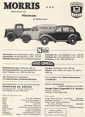 Morris (1947) - Werbedarstellung aus dem Jahre 1947