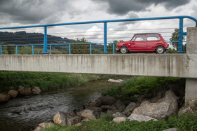 Morris Cooper S 1275 (1967) - der Luftwiderstand war schon wegen der bescheidenen Querschnittsfläche gering Morris Cooper S 1275 (1967) - der Luftwiderstand war schon wegen der bescheidenen Querschnittsfläche gering