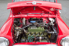 Morris Cooper S 1275 (1967) - quer eingebauter Vierzylindermotor