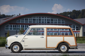 Morris Mini 850 Traveller - der Radstand wurde gegenüber der Normalversion um gerade einmal zehn Zentimeter verlängert Morris Mini 850 Traveller - der Radstand wurde gegenüber der Normalversion um gerade einmal zehn Zentimeter verlängert