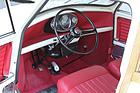 Morris Mini 850 Traveller - der Schalthebel schrammt eng am Gaspedal vorbei