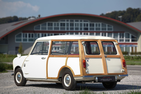 Morris Mini 850 Traveller - die Holzelemente haben keine tragende Funktion, sie sind reine Verzierungen