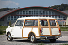 Morris Mini 850 Traveller - die Holzelemente haben keine tragende Funktion, sie sind reine Verzierungen