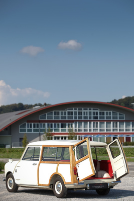 Morris Mini 850 Traveller - viel Gepäckraum für ein nur 3,3 Meter langes Auto