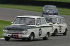 Morris Mini Cooper S (1965) - Tom Kristensen auf dem Lotus Cortina versucht den Mini abzuschütteln