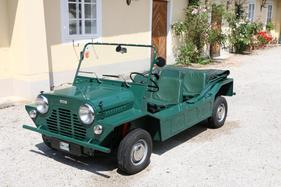 Morris Mini Moke (1968) - als Lot 004 an der Bonhams Zoute-Versteigerung in Knokke-Heist am 10. Oktober 2014 verkauft