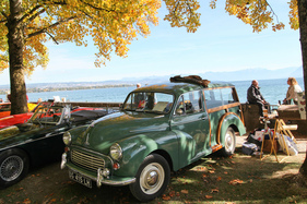 Morris Minor Traveller - ideal für das Picknick am See - Swiss Classic British Car Meeting Morges 2017