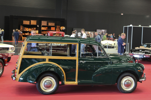 Morris Minor Traveller mit Holz - Classic Expo Salzburg 2019