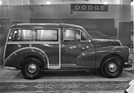 Morris Minor Travellers Car (1954) - Stationswagen mit Hecktüre - Genfer Automobilsalon 1954