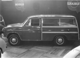 Morris Oxford Station Wagon (1955) - Mehrzweckvariante mit Kombiheck - Genfer Automobilsalon 1955