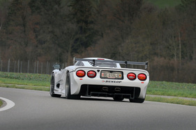 Mosler MT900 (2005) - aerodynamische Helfer - Diffusor und Heckspoiler