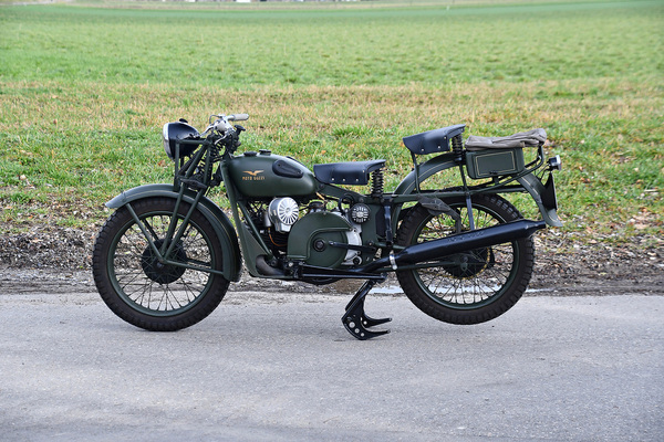 Bild: Moto Guzzi 500 Superalce (1955) - Lot 113 an der Versteigerung der Oldtimer Galerie Toffen am 23. März 2024