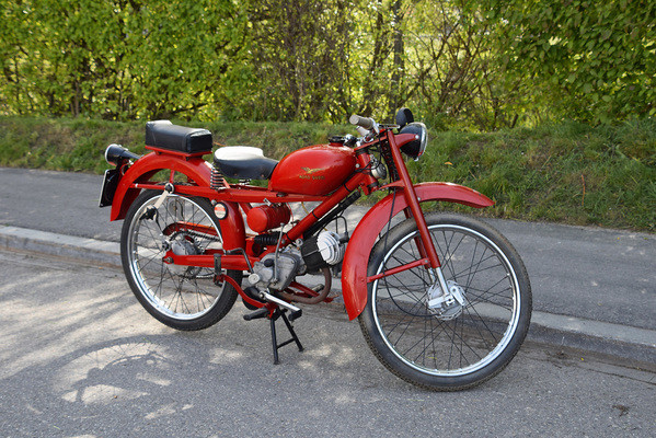 Moto Guzzi Cardellino 73 (1958) - als Lot 27 an der Versteigerung der Oldtimer Galerie Toffen am 14. Oktober 2017