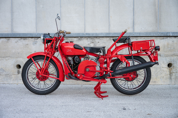 Bild: Moto Guzzi Superalce 500 (1956) - als Lot 29 an der Versteigerung der Oldtimer Galerie in Toffen am 21. März 2026