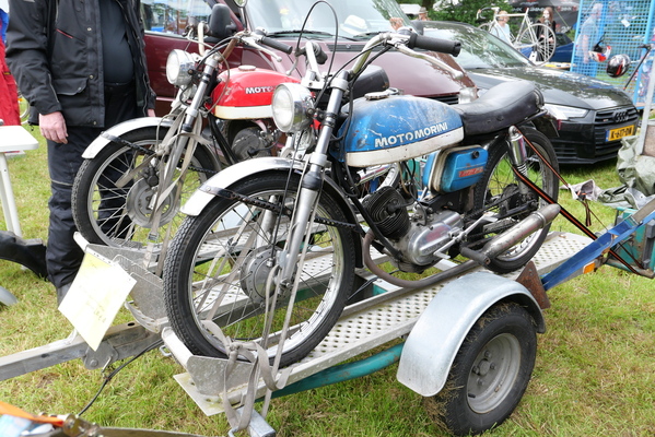 Moto Morini Corsarino ZZ 50 (1976) – vorne original, hinten auf Scheibenbremse umgebaut – Bockhorner Oldtimermarkt 2024