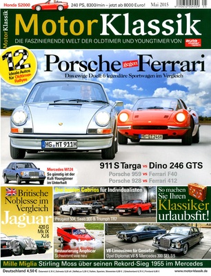 Bild: Motor Klassik 5-2015 - Titelseite