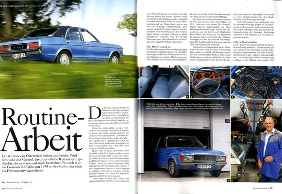 Motor Klassik 9/2016 Ford Granada 2.6 Ghia