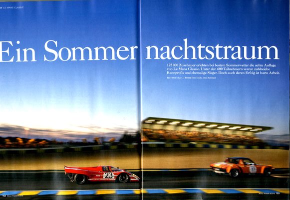 Motor Klassik 9/2016 Le Mans Classic