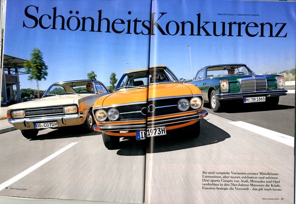 Bild Motor Klassik 9/2016 Schönheitskonkurrenz