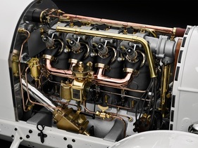 Motor des Austro Daimler Prinz Heinrich Motor des Austro Daimler Prinz Heinrich