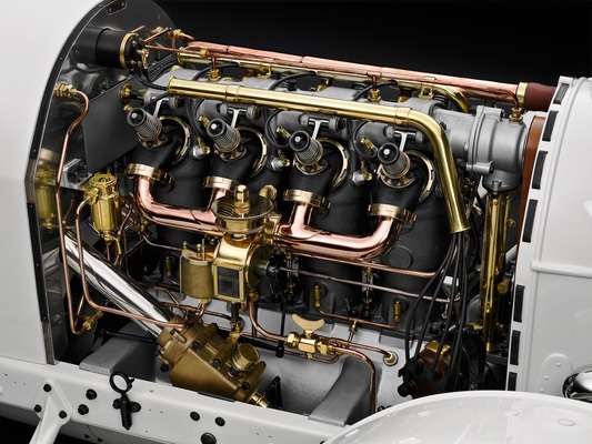 Motor des Austro Daimler Prinz Heinrich