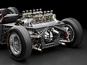 Bild: Motor quer über der Hinterachse – Lamborghini Miura P400 (1966)